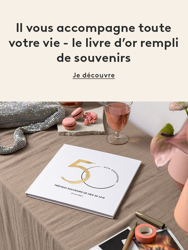 Livre d'or anniversaire Best Age 50