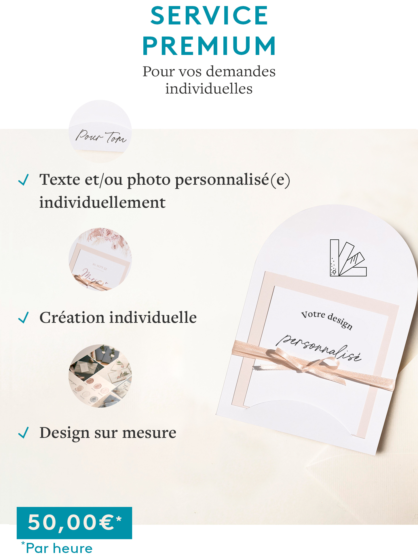 Produit sur mesure Service premium