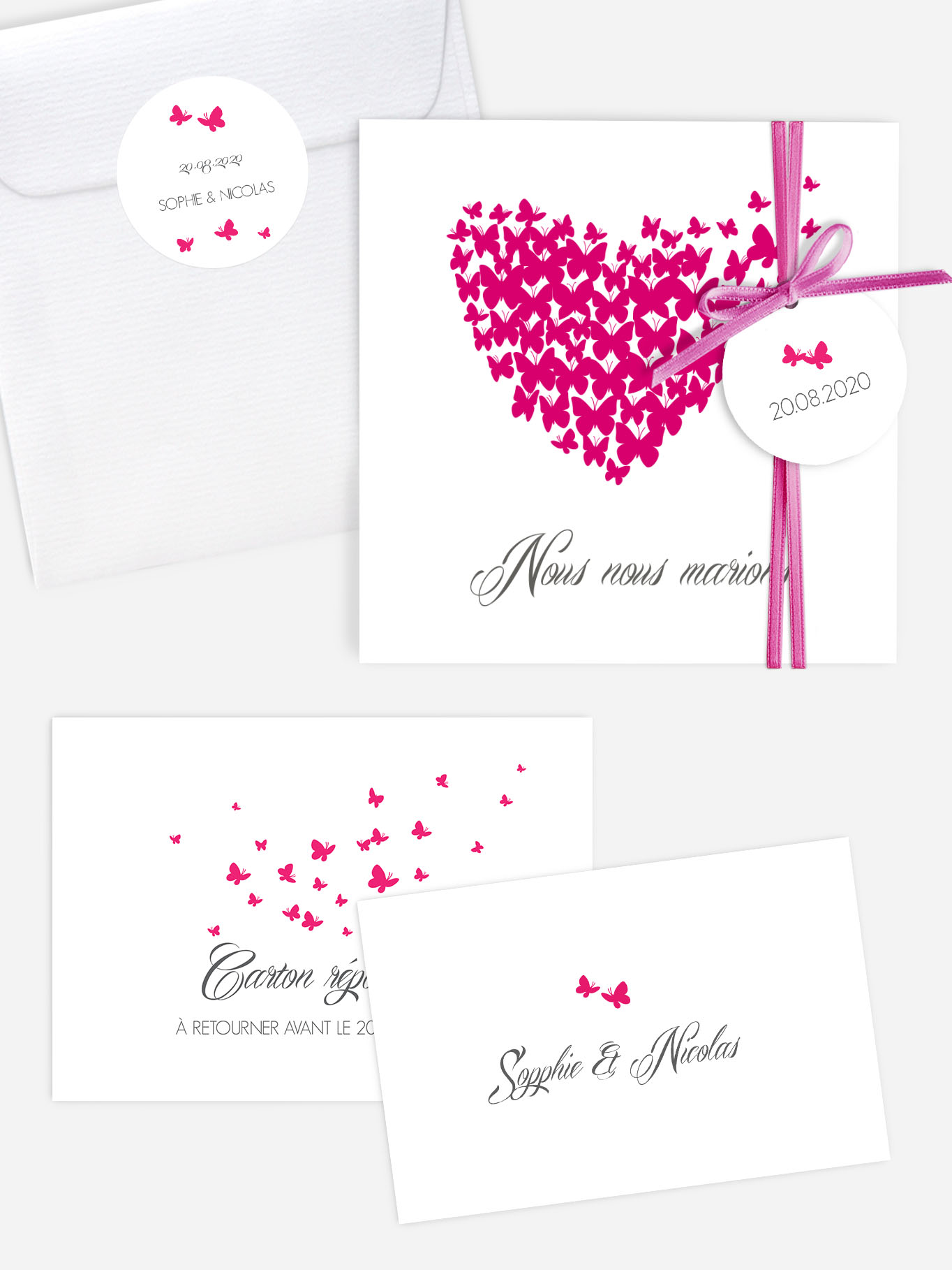Faire Part Mariage Envolee De Papillons Faire Part Mariage Envolee De Papillons